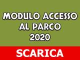Modulo Accesso al Parco dei Briganti - 2020 Modulo Accesso al Parco dei Briganti - 2020